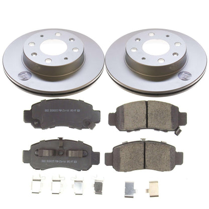 Power Stop Z17 Evolution Plus GEOMET Coated Brake Kits CRK5224