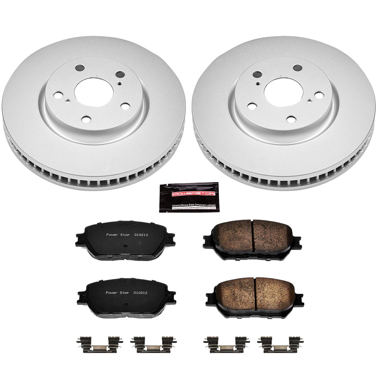 Power Stop Z17 Evolution Plus GEOMET Coated Brake Kits CRK5272