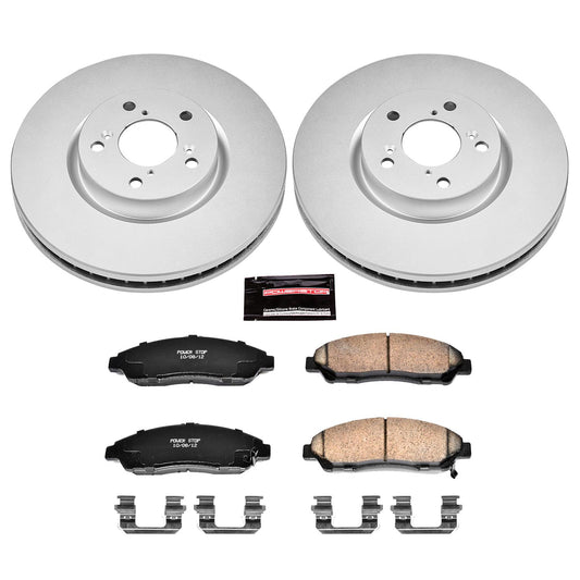 Power Stop Z17 Evolution Plus GEOMET Coated Brake Kits CRK5370