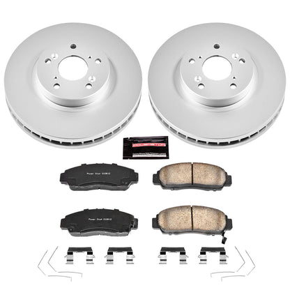 Power Stop Z17 Evolution Plus GEOMET Coated Brake Kits CRK5392