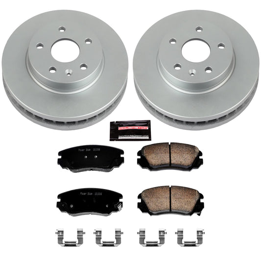 Power Stop Z17 Evolution Plus GEOMET Coated Brake Kits CRK5522