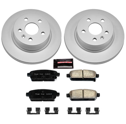 Power Stop Z17 Evolution Plus GEOMET Coated Brake Kits CRK5544