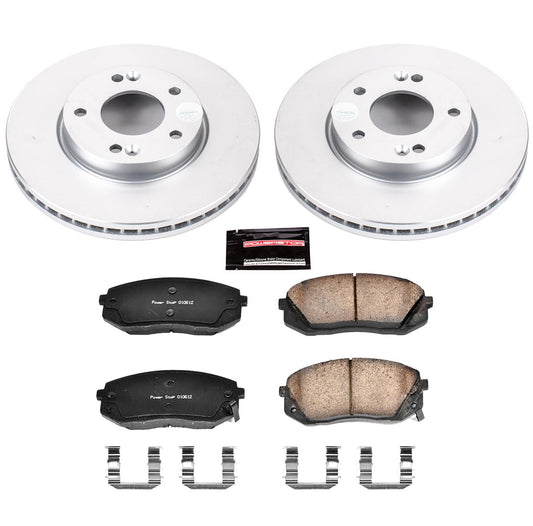 Power Stop Z17 Evolution Plus GEOMET Coated Brake Kits CRK5851