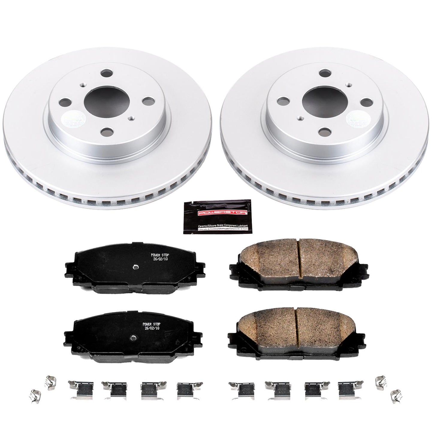 Power Stop Z17 Evolution Plus GEOMET Coated Brake Kits CRK5863