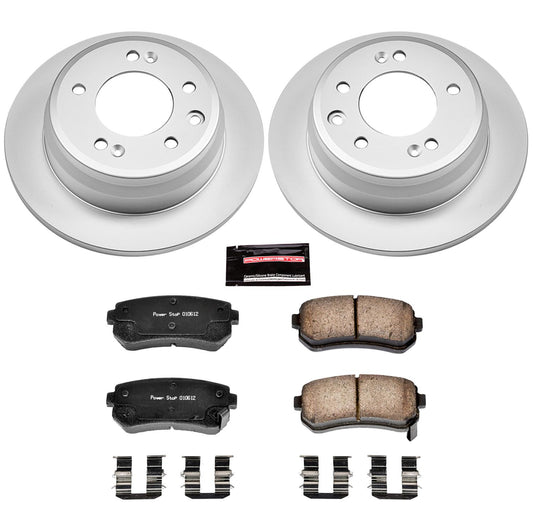 Power Stop Z17 Evolution Plus GEOMET Coated Brake Kits CRK6093