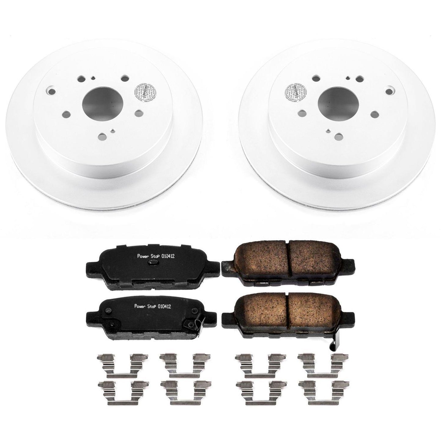 Power Stop Z17 Evolution Plus GEOMET Coated Brake Kits CRK6100