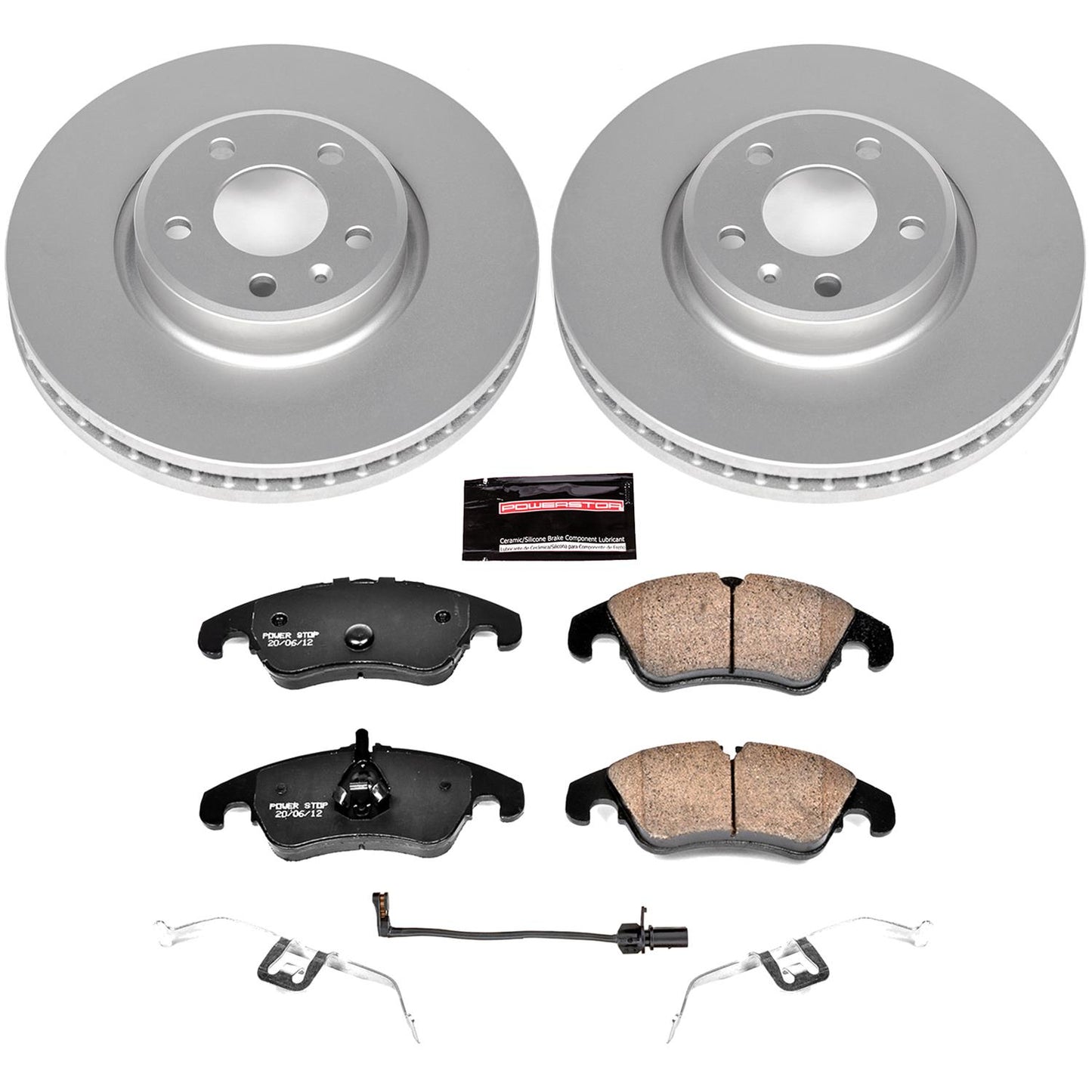 Power Stop Z23 Evolution Sport GEOMET Coated Brake Kits CRK6133