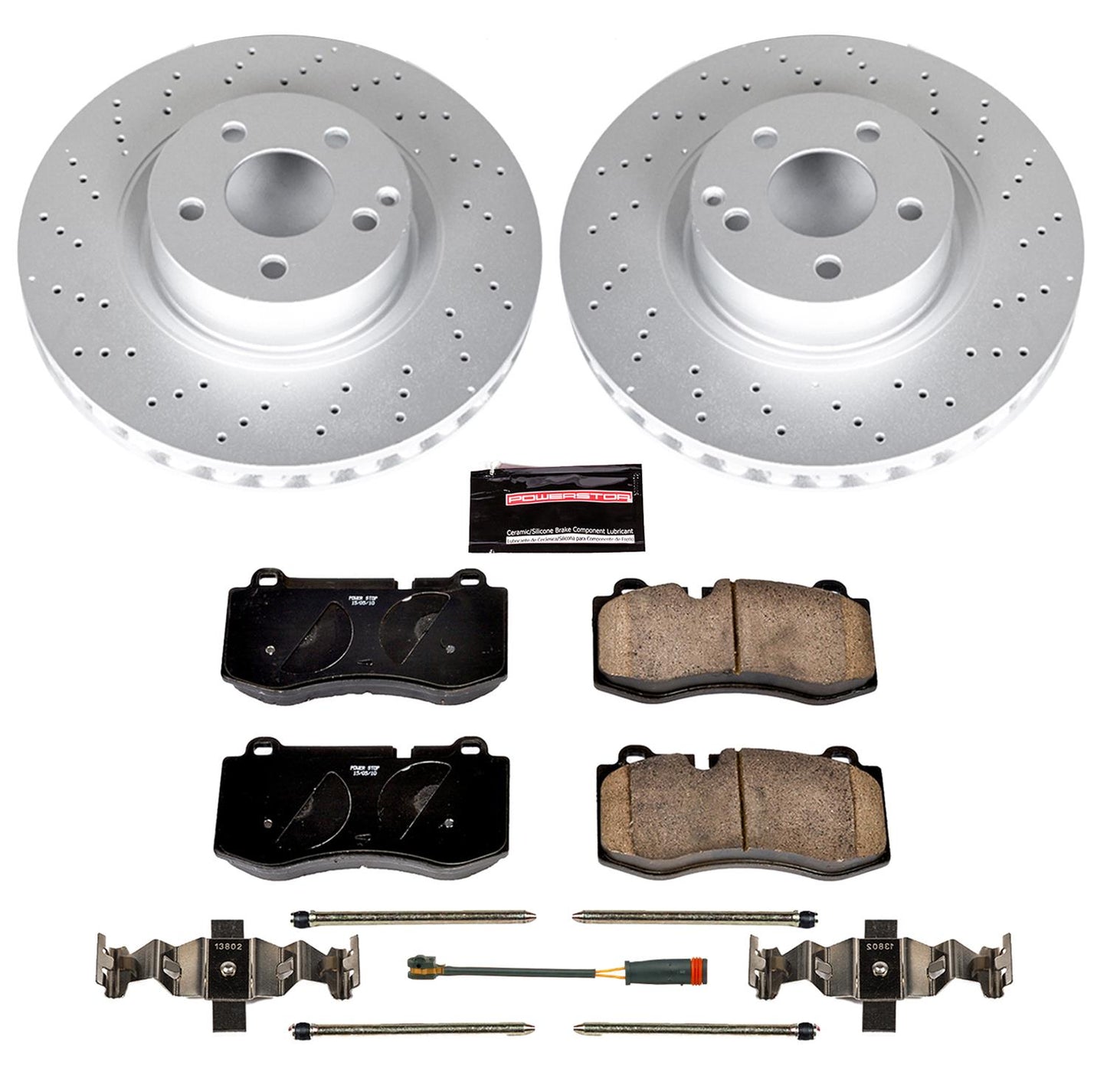 Power Stop Z23 Evolution Sport GEOMET Coated Brake Kits CRK6231