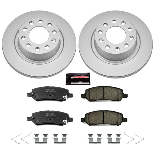 Power Stop Z17 Evolution Plus GEOMET Coated Brake Kits CRK6371