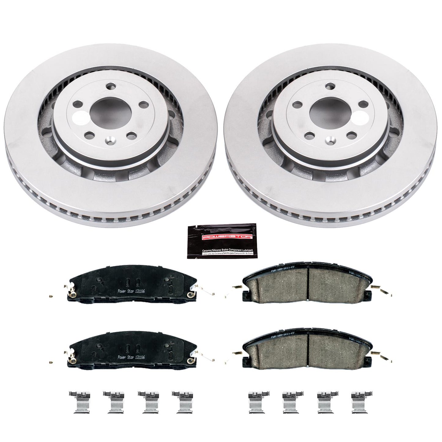 Power Stop Z17 Evolution Plus GEOMET Coated Brake Kits CRK6374