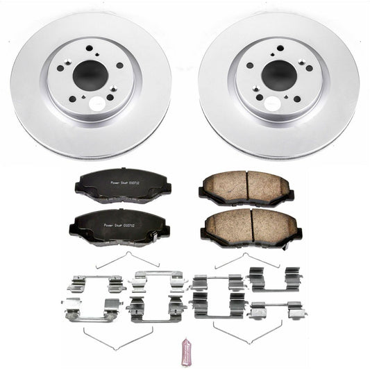 Power Stop Z17 Evolution Plus GEOMET Coated Brake Kits CRK6488