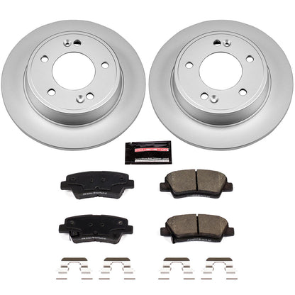 Power Stop Z17 Evolution Plus GEOMET Coated Brake Kits CRK6502