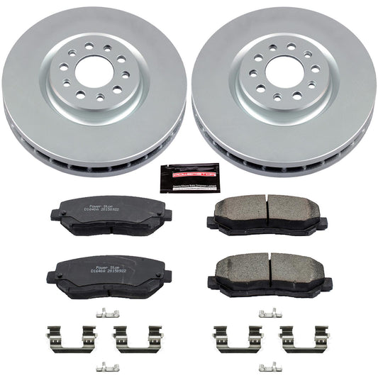 Power Stop Z17 Evolution Plus GEOMET Coated Brake Kits CRK6538