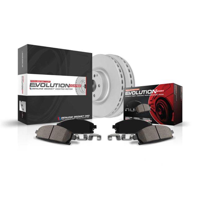 Power Stop Z23 Evolution Sport GEOMET Coated Brake Kits CRK6883