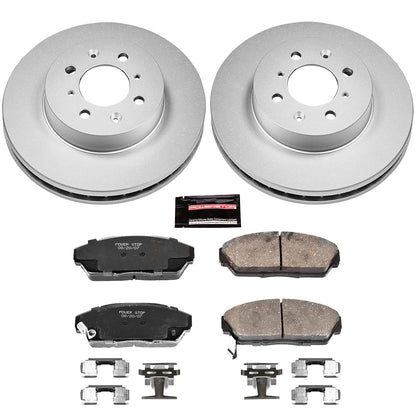 Power Stop Z17 Evolution Plus GEOMET Coated Brake Kits CRK688