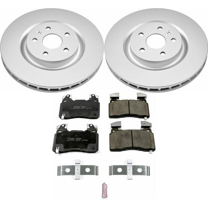Power Stop Z17 Evolution Plus GEOMET Coated Brake Kits CRK7007