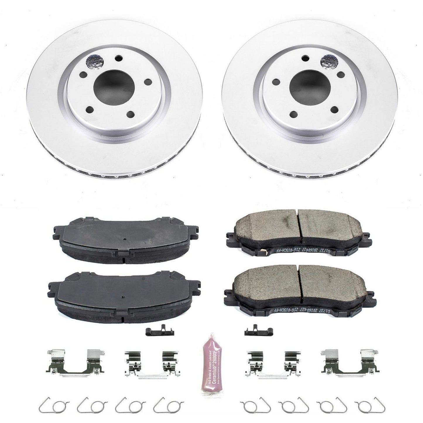 Power Stop Z17 Evolution Plus GEOMET Coated Brake Kits CRK7036