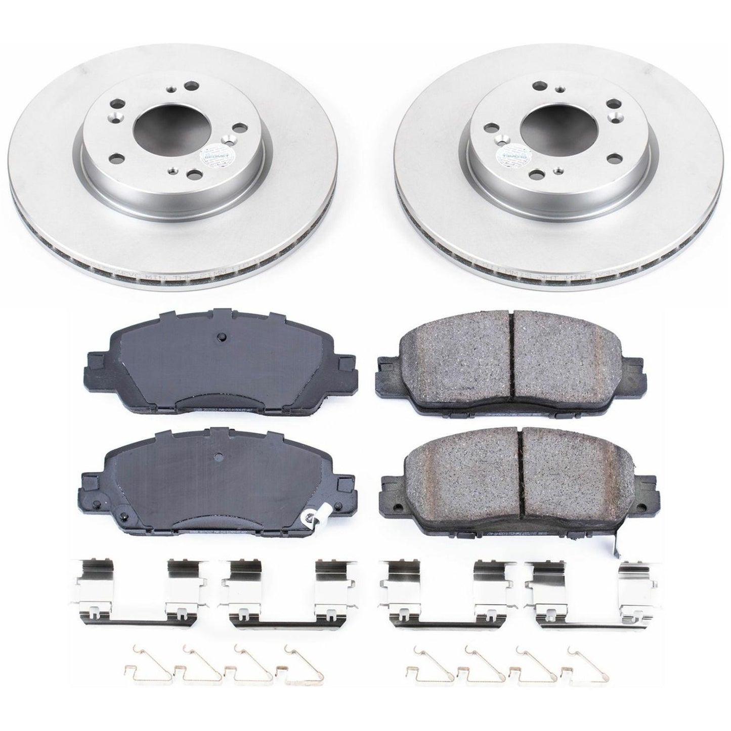 Power Stop Z17 Evolution Plus GEOMET Coated Brake Kits CRK7345