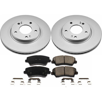 Power Stop Z17 Evolution Plus GEOMET Coated Brake Kits CRK7672