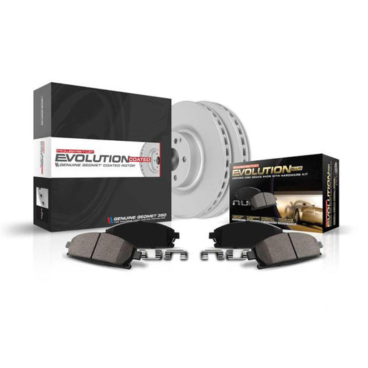 Power Stop Z17 Evolution Plus GEOMET Coated Brake Kits CRK8068