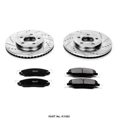 Power Stop Z23 Evolution Sport Brake Upgrade Kits K1382