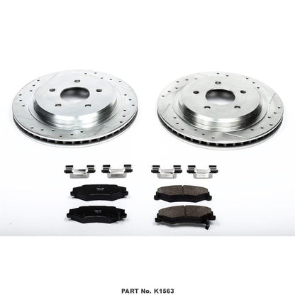 Power Stop Z23 Evolution Sport Brake Upgrade Kits K1563