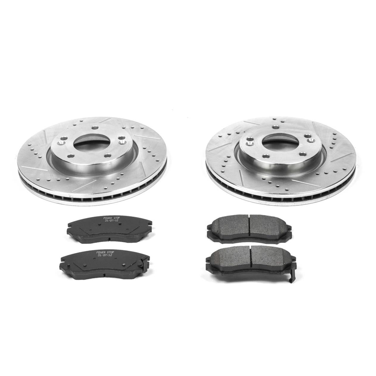 Power Stop Z23 Evolution Sport Brake Upgrade Kits K163