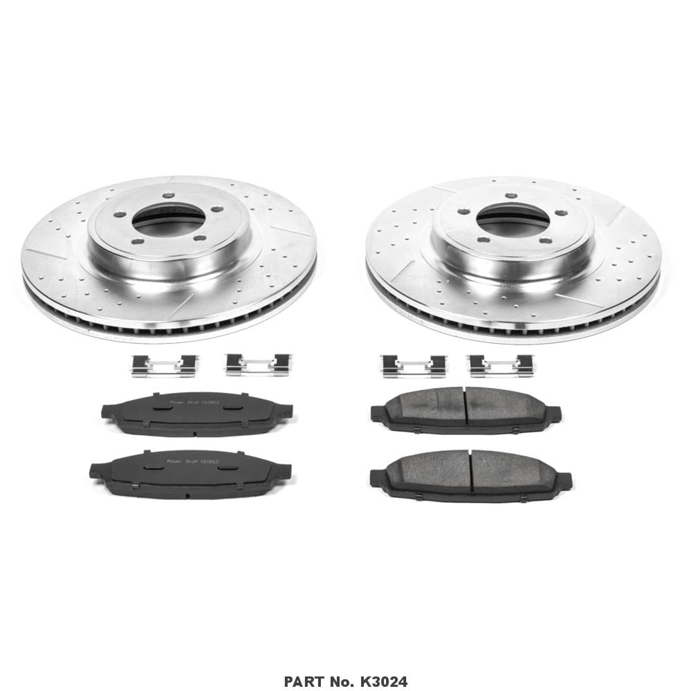 Power Stop Z23 Evolution Sport Brake Upgrade Kits K3024