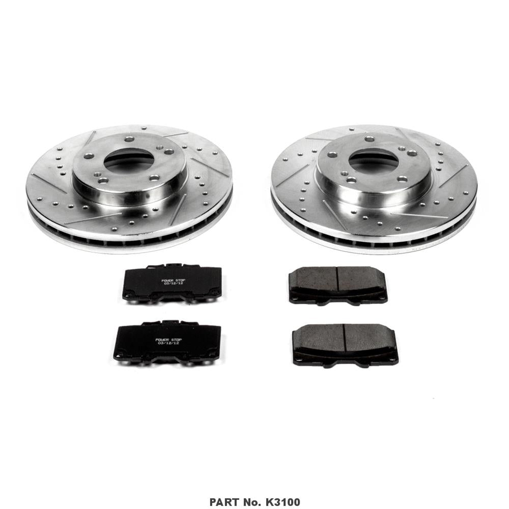 Power Stop Z23 Evolution Sport Brake Upgrade Kits K3100