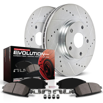 Power Stop Z23 Evolution Sport Brake Upgrade Kits K7411