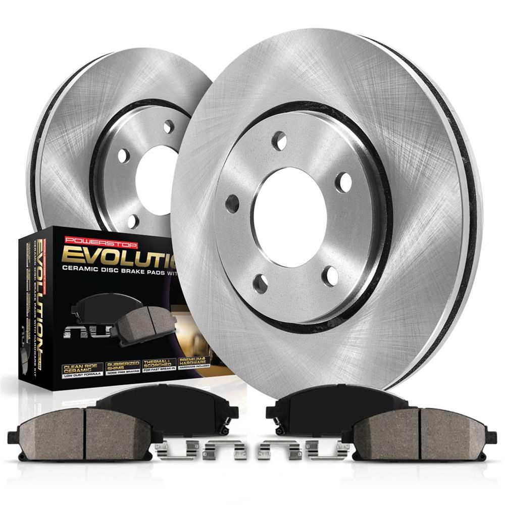 Power Stop Z17 Evolution Plus Stock Replacement Brake Kits with Calipers KCOE5985