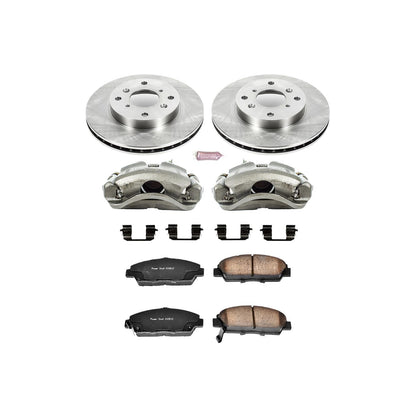 Power Stop Z17 Evolution Plus Stock Replacement Brake Kits with Calipers KCOE1033