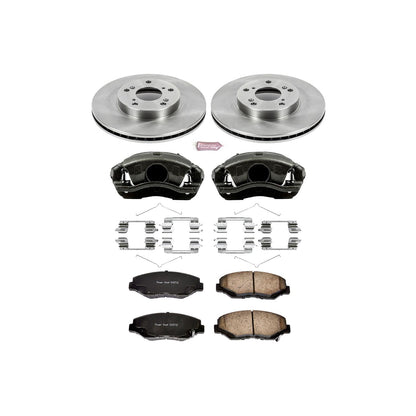 Power Stop Z17 Evolution Plus Stock Replacement Brake Kits with Calipers KCOE1043
