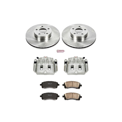Power Stop Z17 Evolution Plus Stock Replacement Brake Kits with Calipers KCOE1120