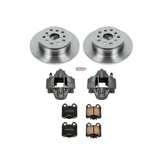 Power Stop Z17 Evolution Plus Stock Replacement Brake Kits with Calipers KCOE1149