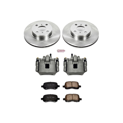 Power Stop Z17 Evolution Plus Stock Replacement Brake Kits with Calipers KCOE1152