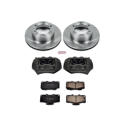 Power Stop Z17 Evolution Plus Stock Replacement Brake Kits with Calipers KCOE1233A