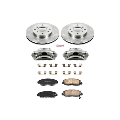 Power Stop Z17 Evolution Plus Stock Replacement Brake Kits with Calipers KCOE1239A