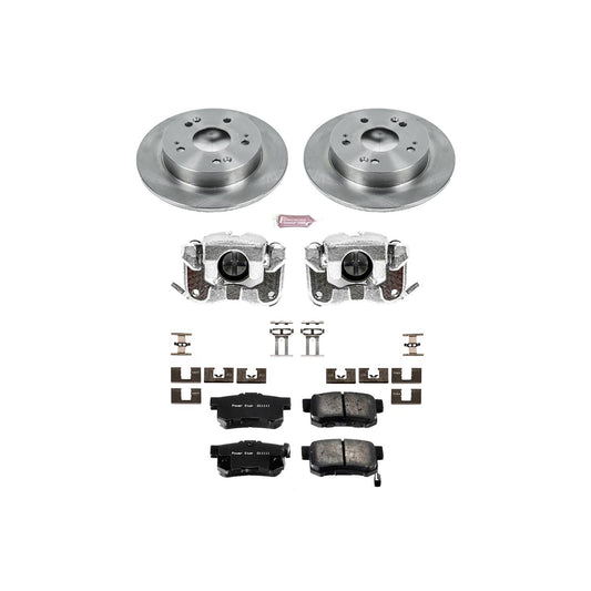 Power Stop Z17 Evolution Plus Stock Replacement Brake Kits with Calipers KCOE1243