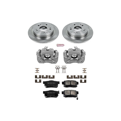 Power Stop Z17 Evolution Plus Stock Replacement Brake Kits with Calipers KCOE1243B