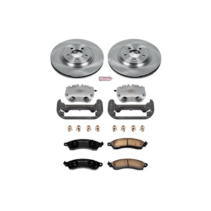 Power Stop Z17 Evolution Plus Stock Replacement Brake Kits with Calipers KCOE1304C