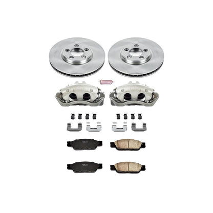 Power Stop Z17 Evolution Plus Stock Replacement Brake Kits with Calipers KCOE1351