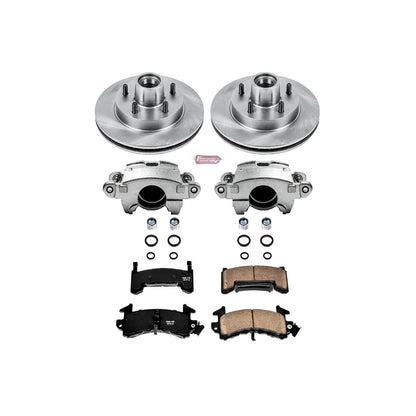 Power Stop Z17 Evolution Plus Stock Replacement Brake Kits with Calipers KCOE1482