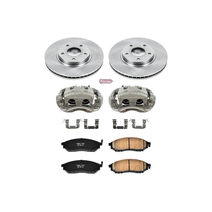 Power Stop Z17 Evolution Plus Stock Replacement Brake Kits with Calipers KCOE152
