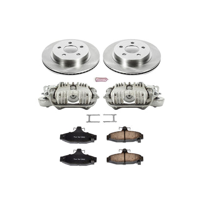 Power Stop Z17 Evolution Plus Stock Replacement Brake Kits with Calipers KCOE1531
