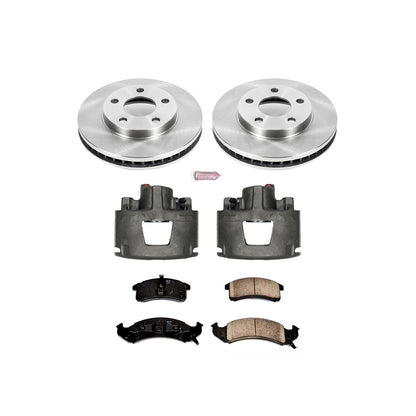 Power Stop Z17 Evolution Plus Stock Replacement Brake Kits with Calipers KCOE1532