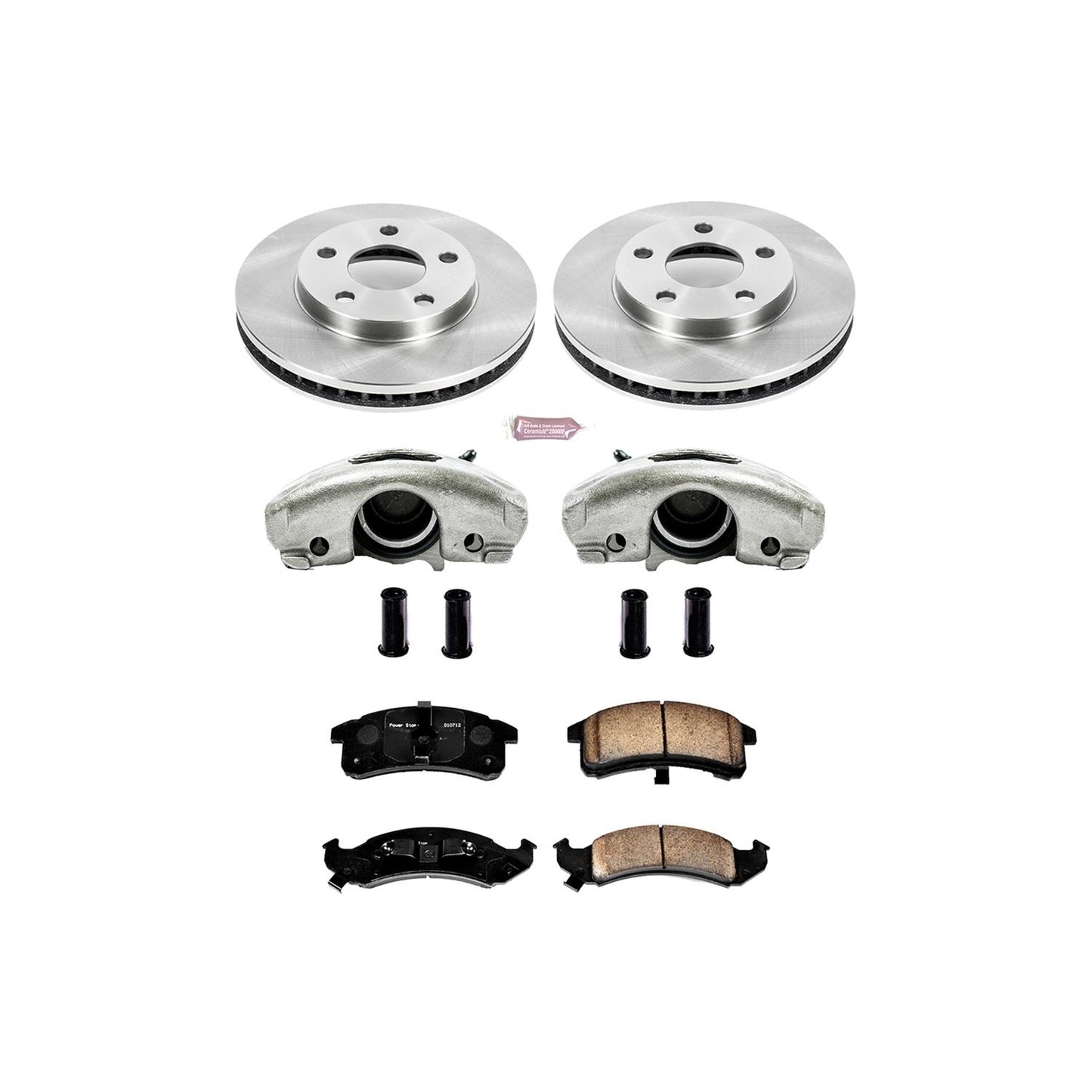 Power Stop Z17 Evolution Plus Stock Replacement Brake Kits with Calipers KCOE1534
