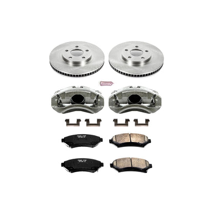 Power Stop Z17 Evolution Plus Stock Replacement Brake Kits with Calipers KCOE1542