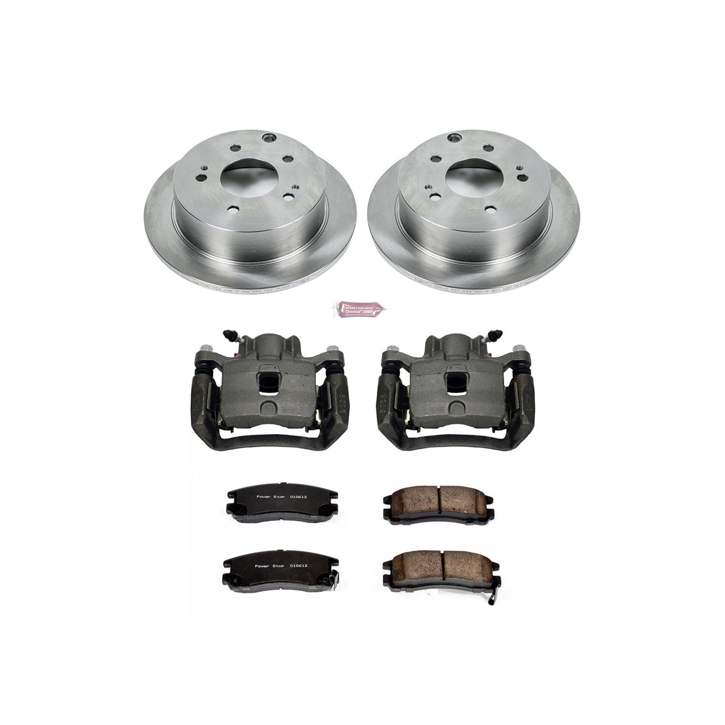 Power Stop Z17 Evolution Plus Stock Replacement Brake Kits with Calipers KCOE155