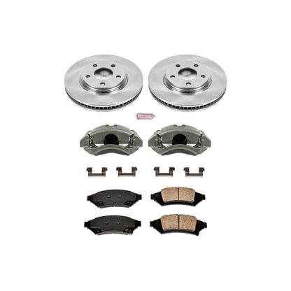 Power Stop Z17 Evolution Plus Stock Replacement Brake Kits with Calipers KCOE1586